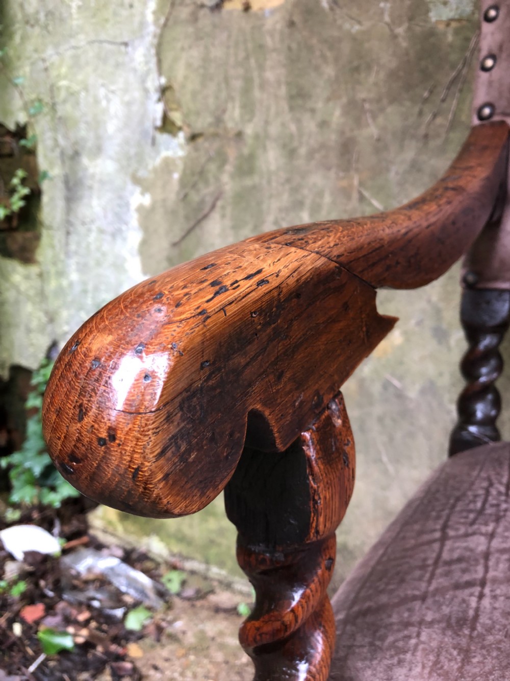 Early Oak Armchair  View III