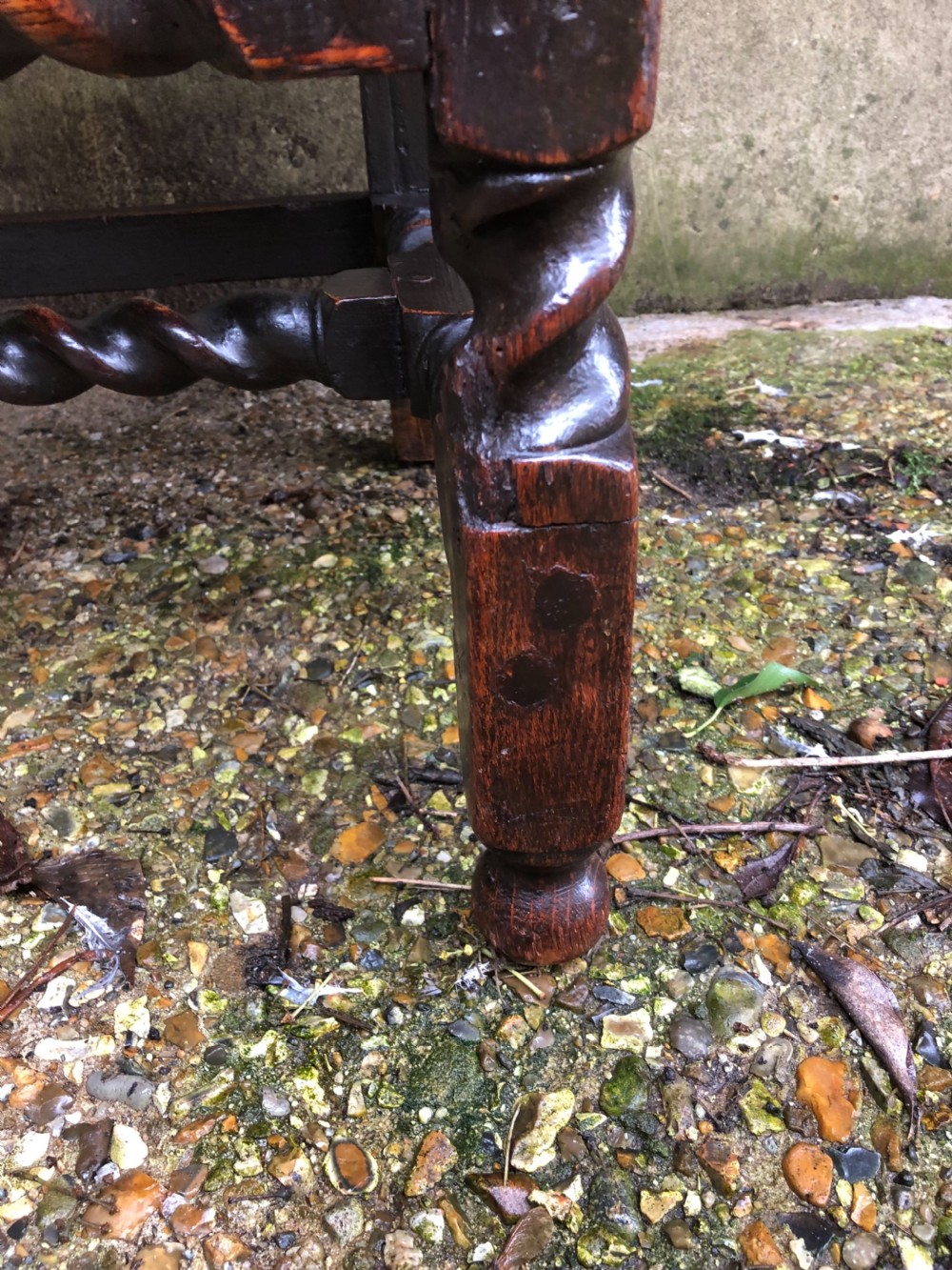 Early Oak Armchair  View IV