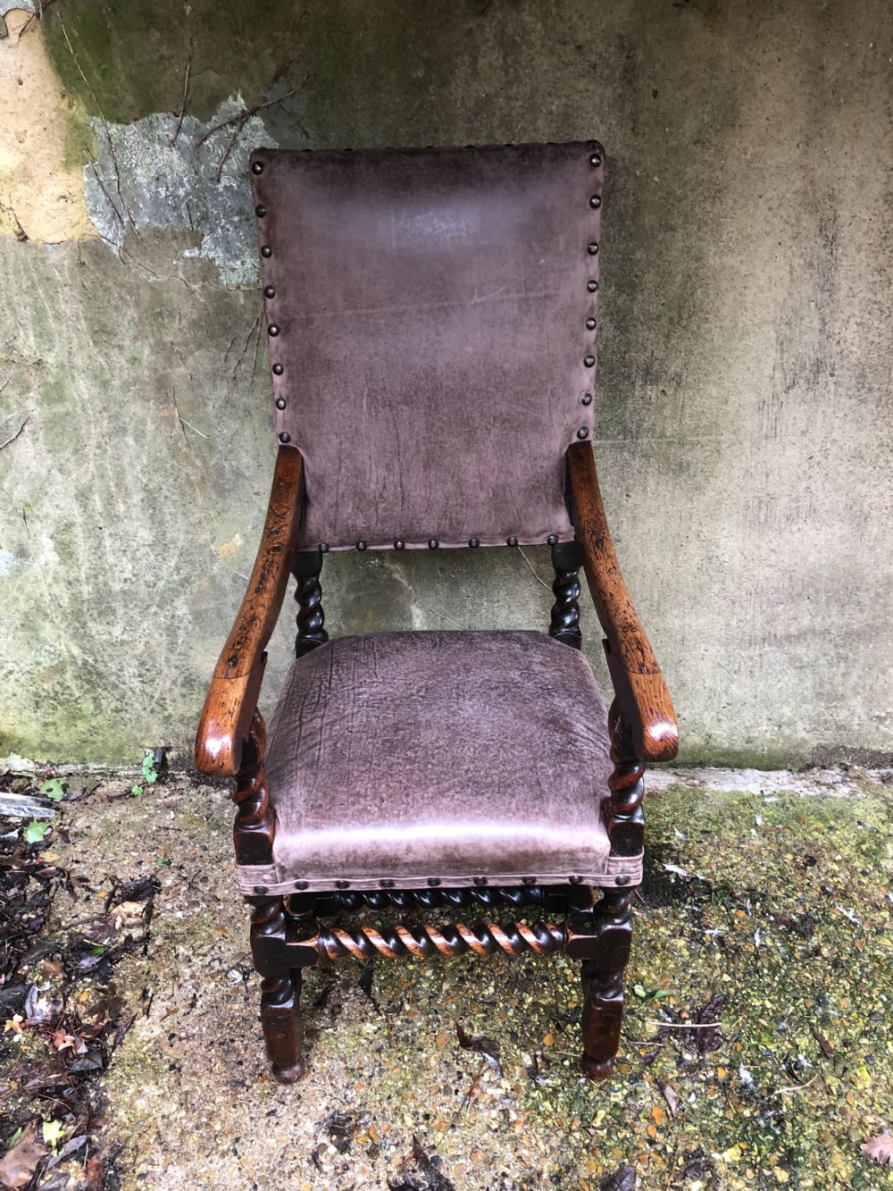 Early Oak Armchair  View V