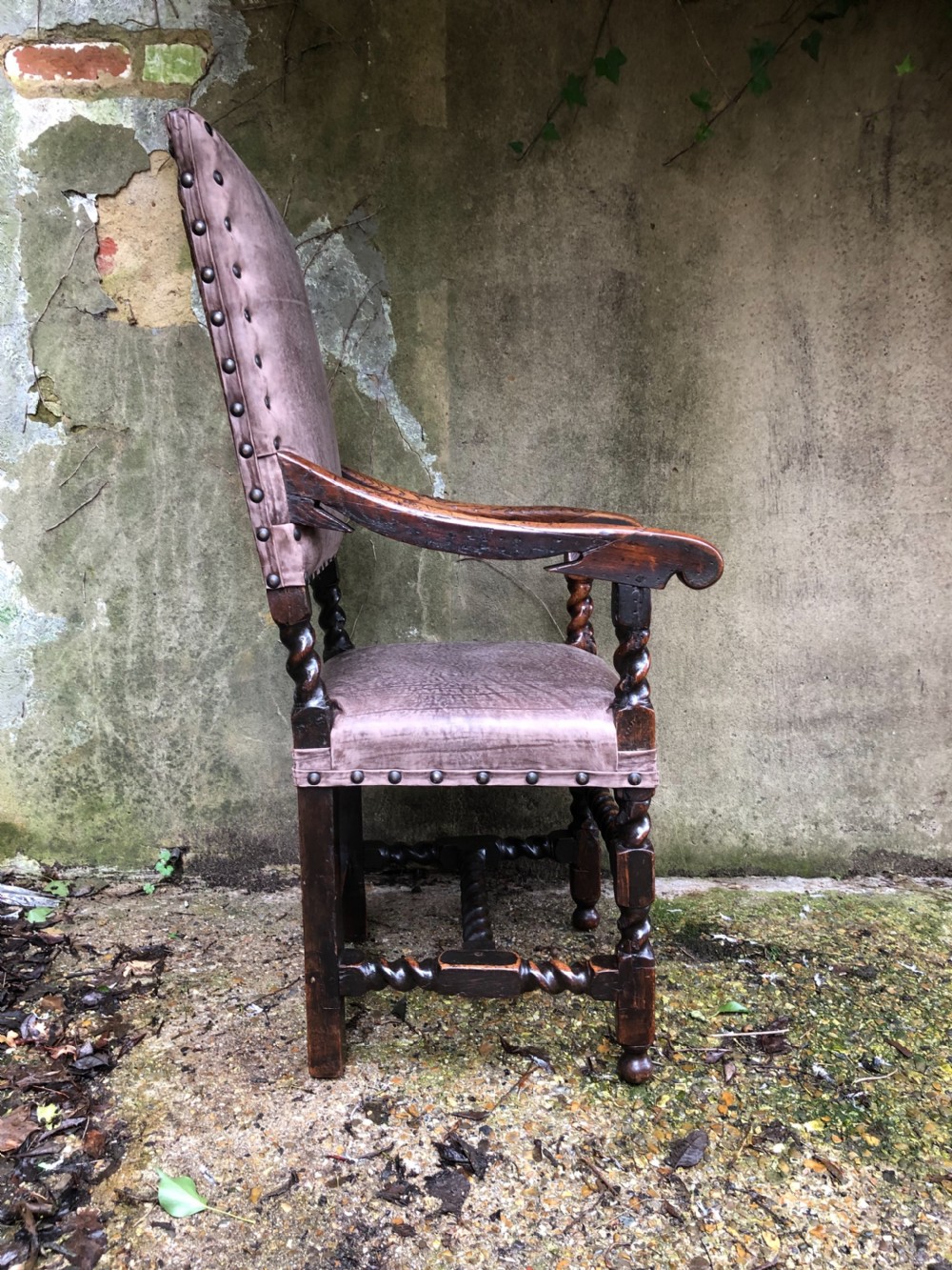 Early Oak Armchair  View VII