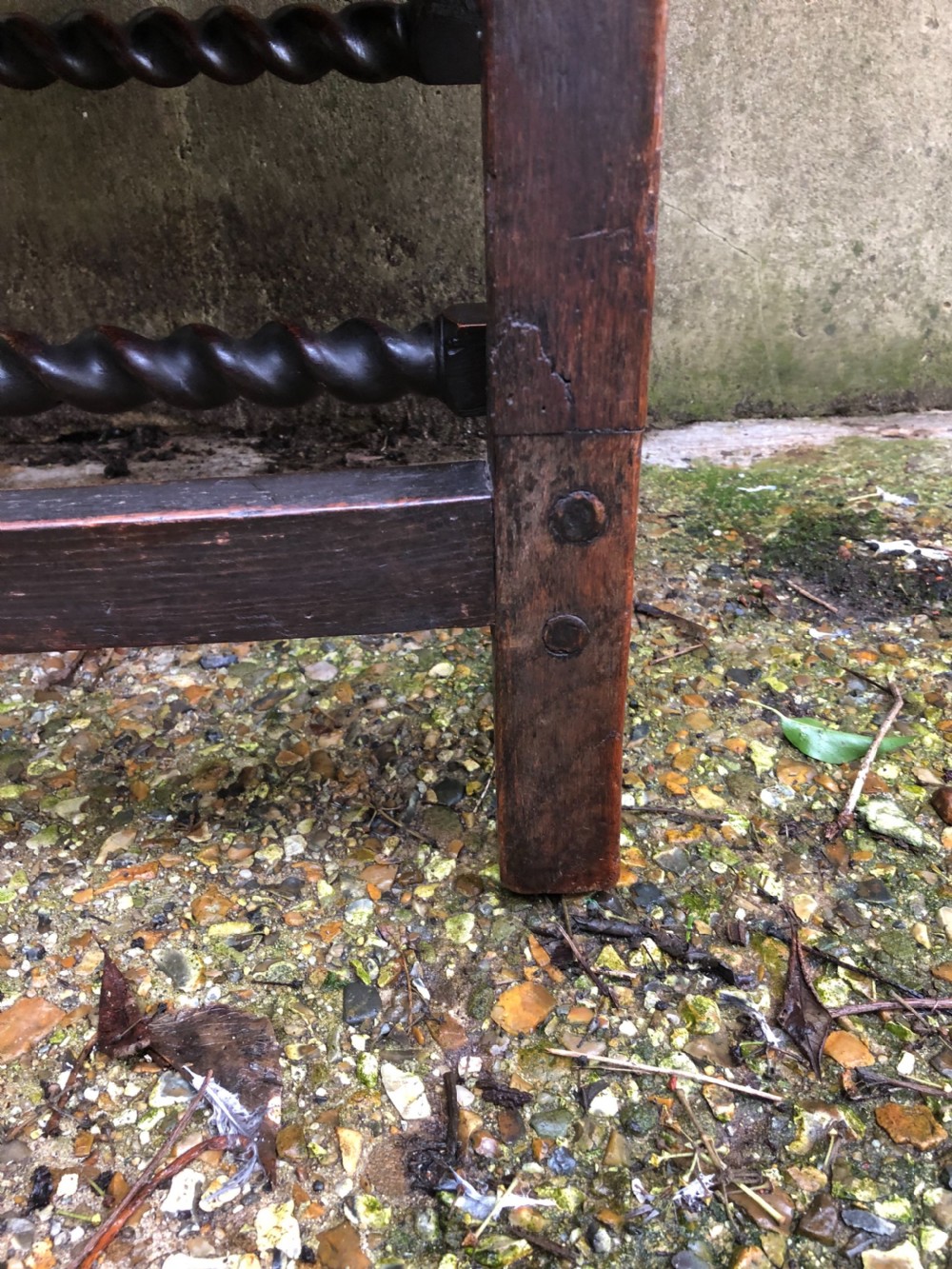Early Oak Armchair  View XI