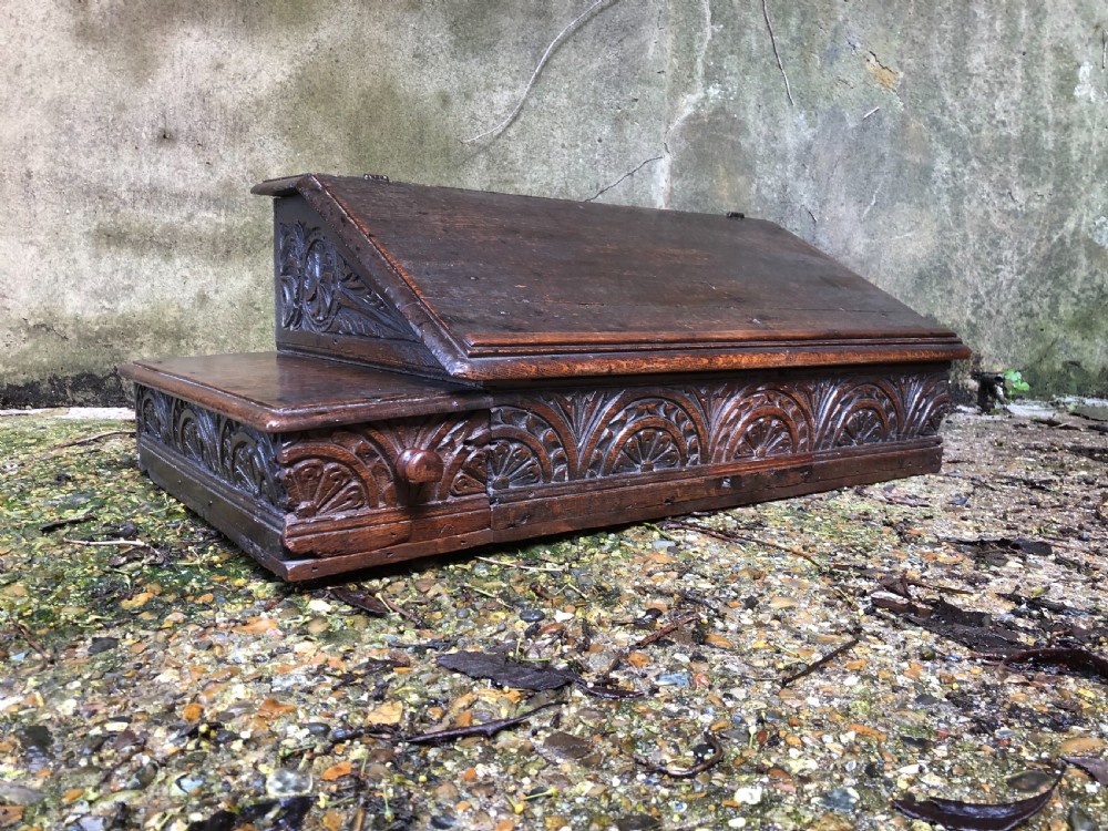 Early Oak Desk Box