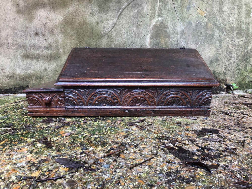 Early Oak Desk Box View V