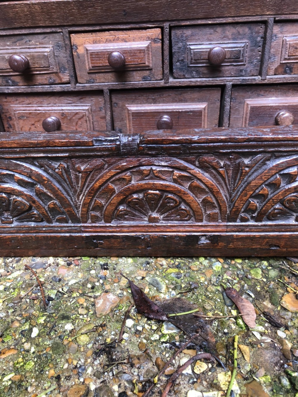 Early Oak Desk Box View VII