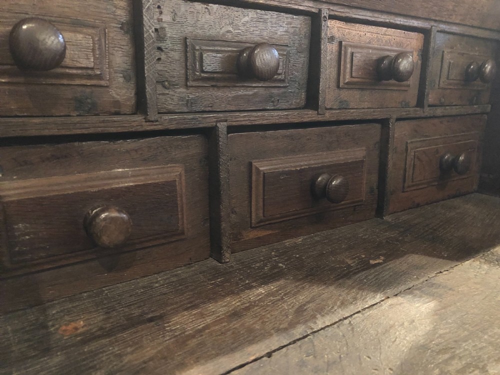 Early Oak Desk Box View XI