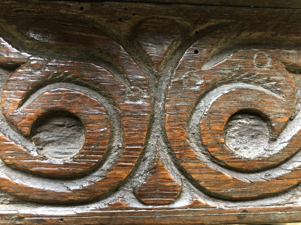 Early Oak Joint Stool  View V