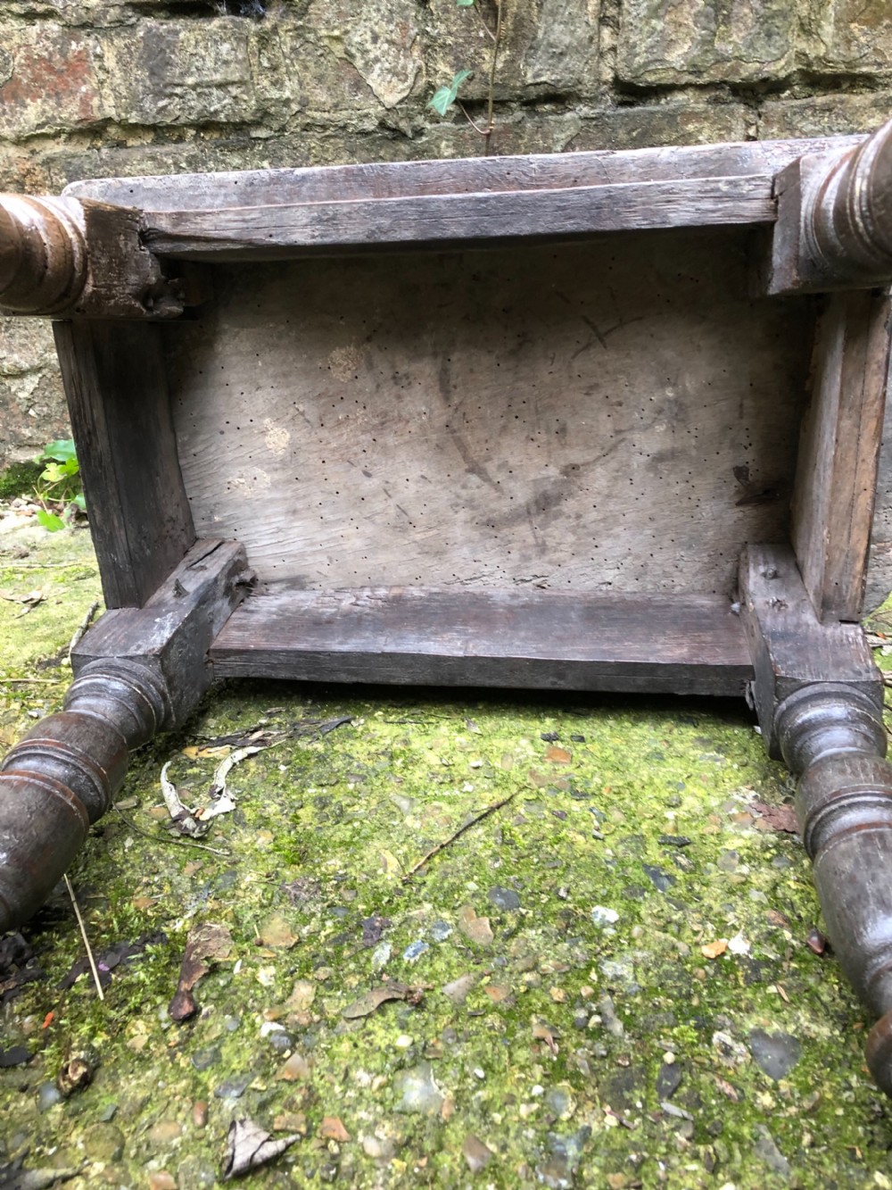 Early Oak Joint Stool  View VI