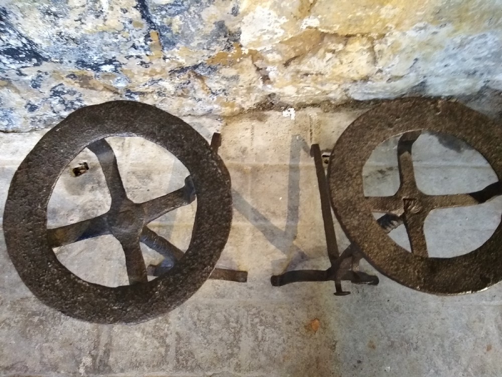 Pair of 17th c. French andirons or fire dogs View IV