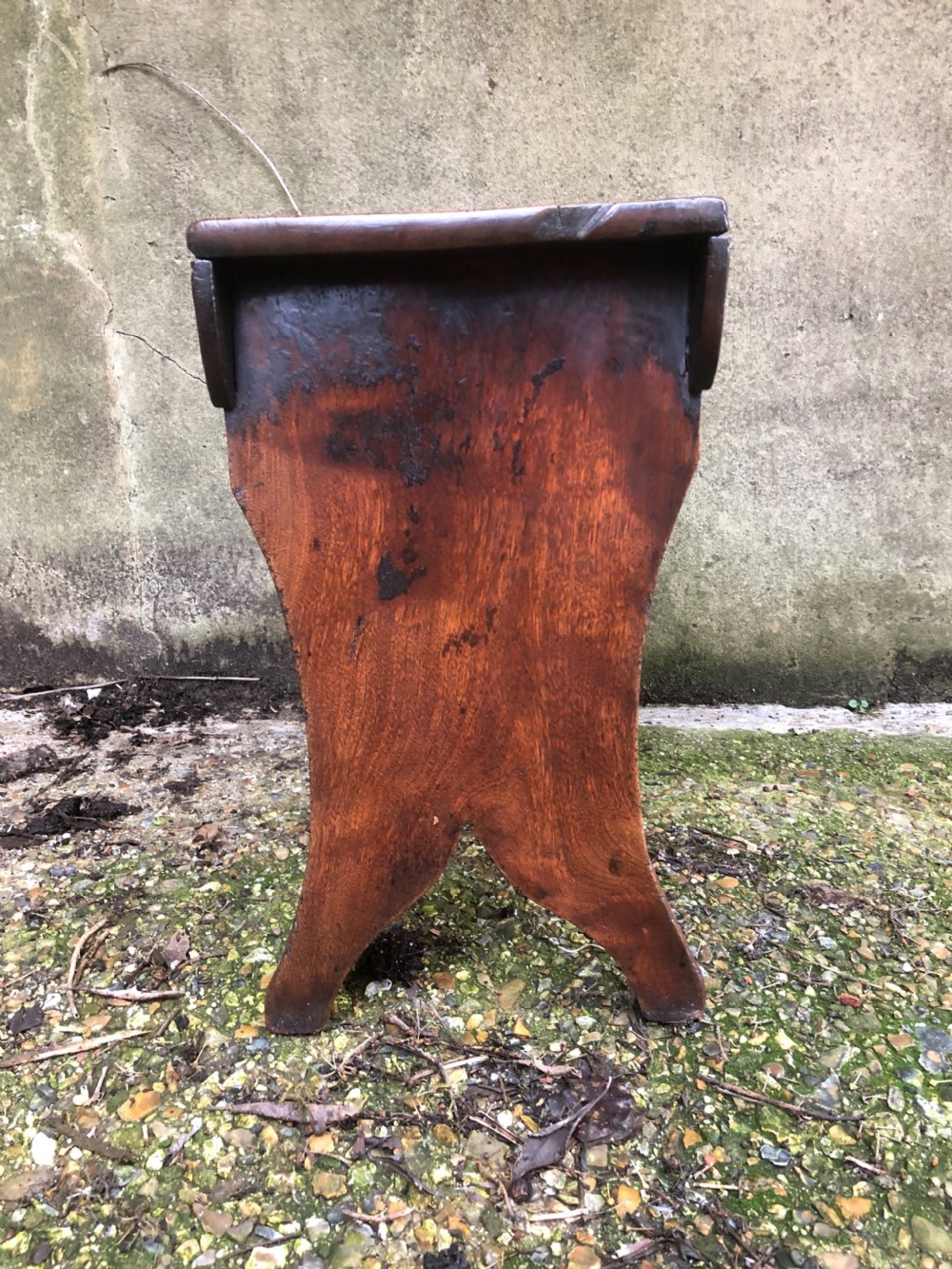 Antique Boarded Stool  View III