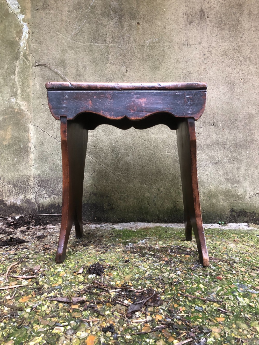 Antique Boarded Stool  View V