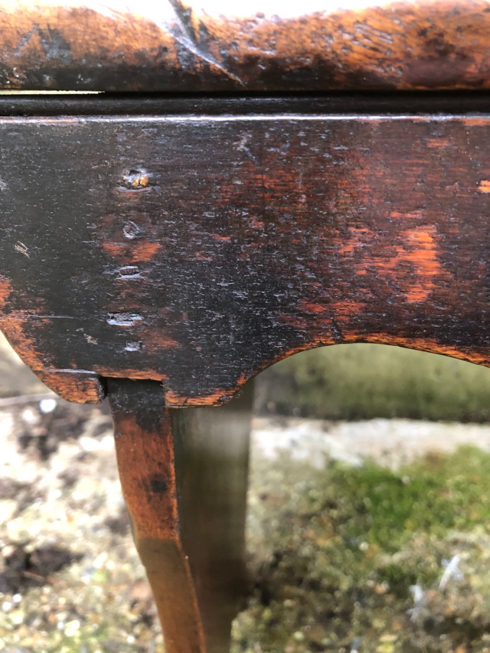 Antique Boarded Stool  View VI