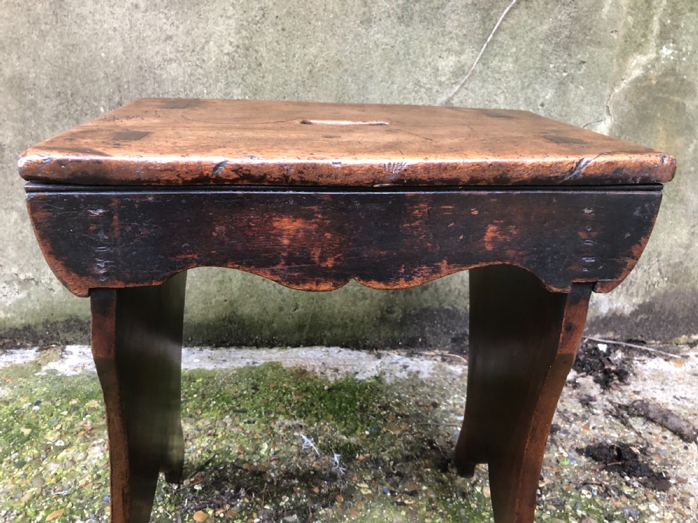 Antique Boarded Stool  View VII