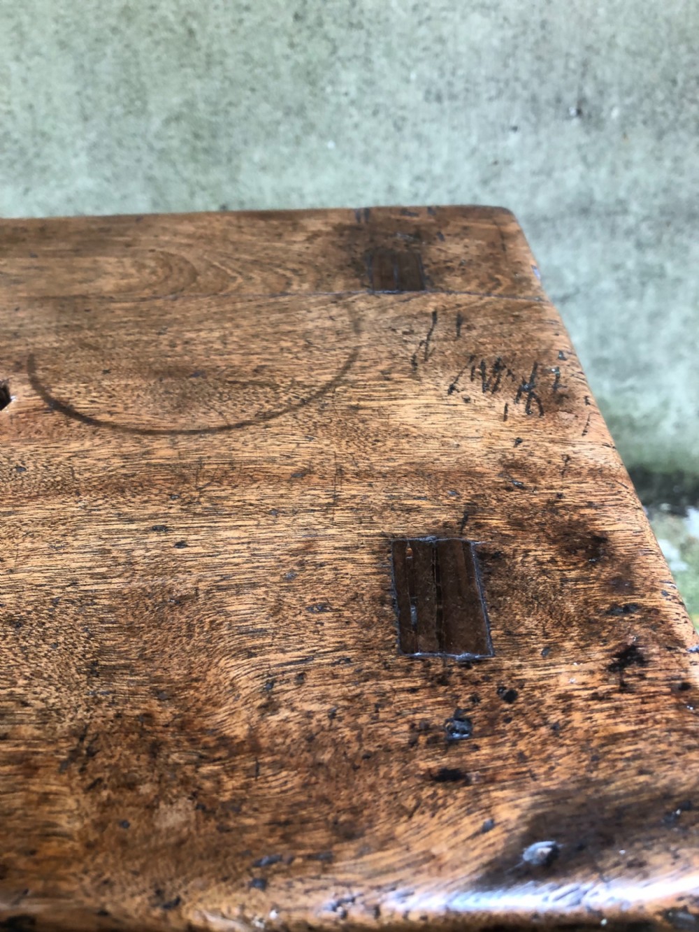 Antique Boarded Stool  View VIII