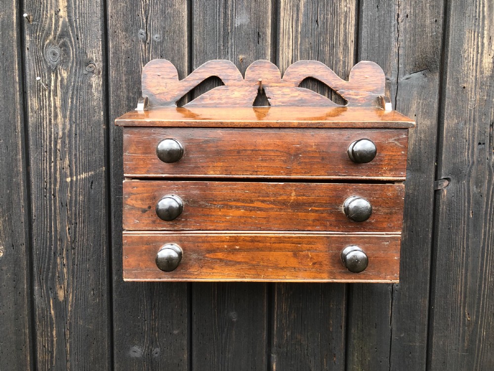 Antique Wall Candle Box