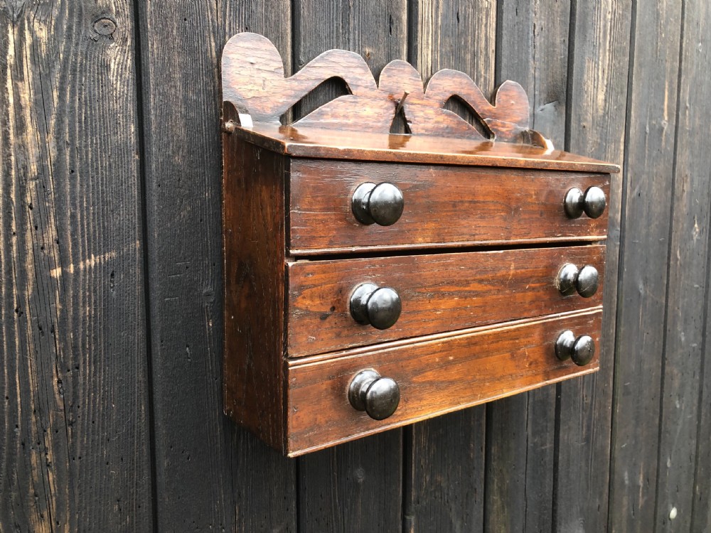 Antique Wall Candle Box View II
