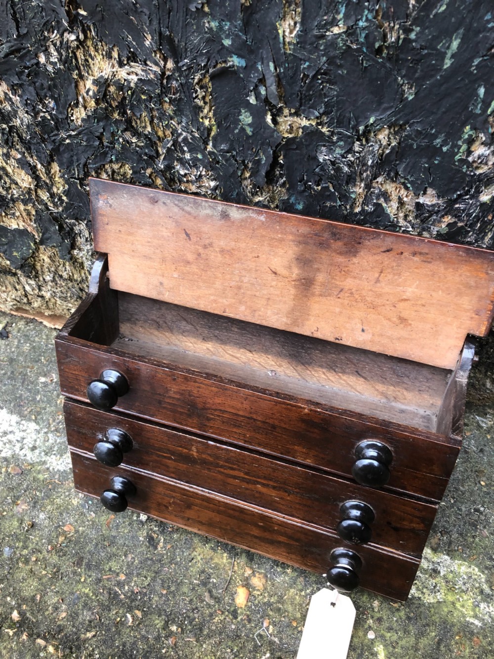 Antique Wall Candle Box View VI