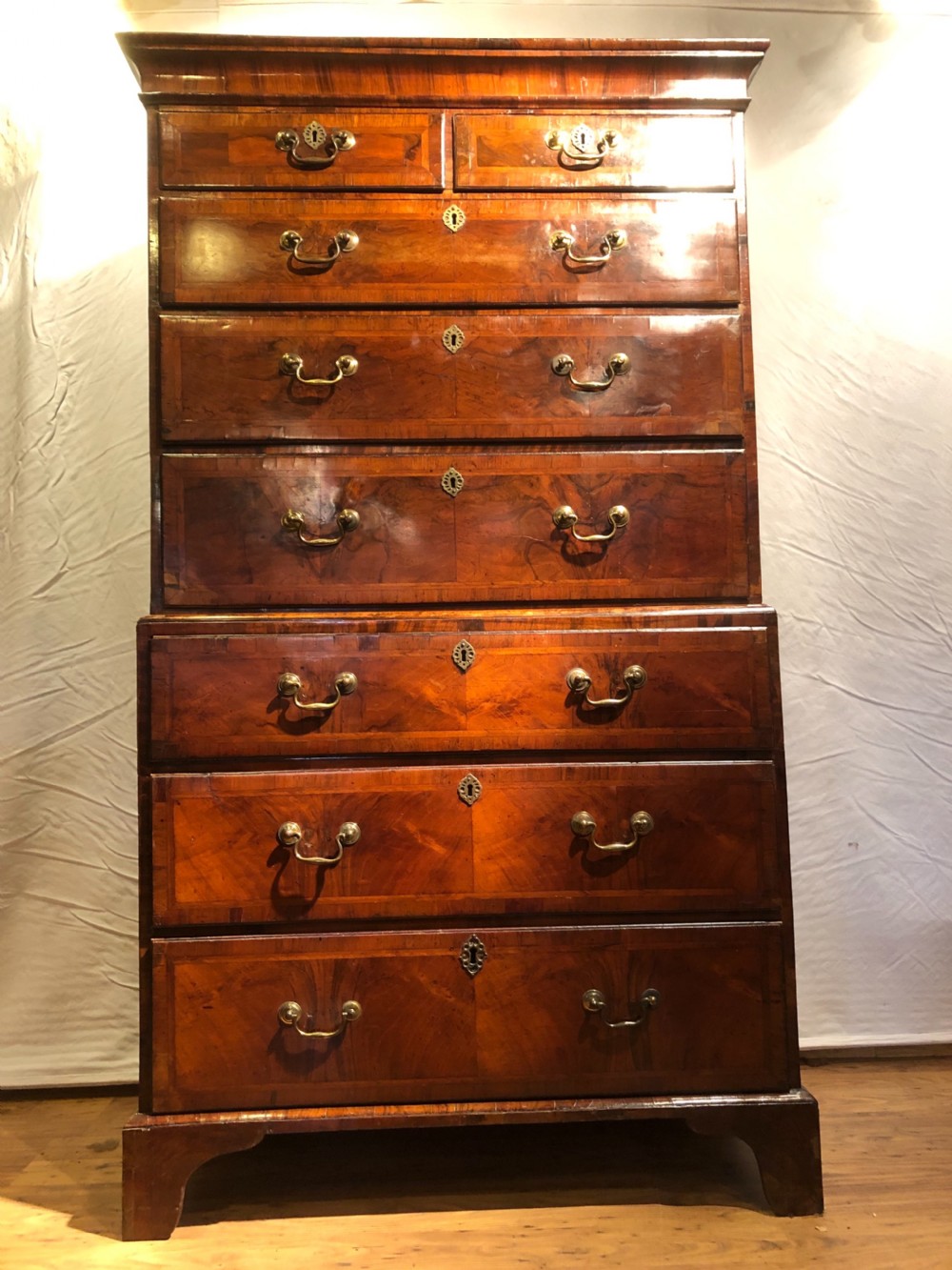 Antique Walnut Chest on Chest