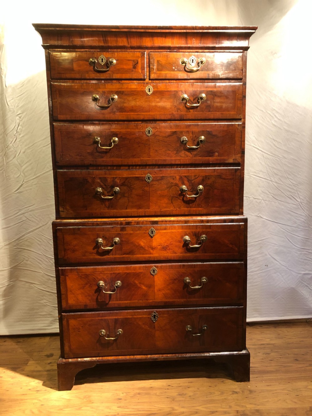 Antique Walnut Chest on Chest View III