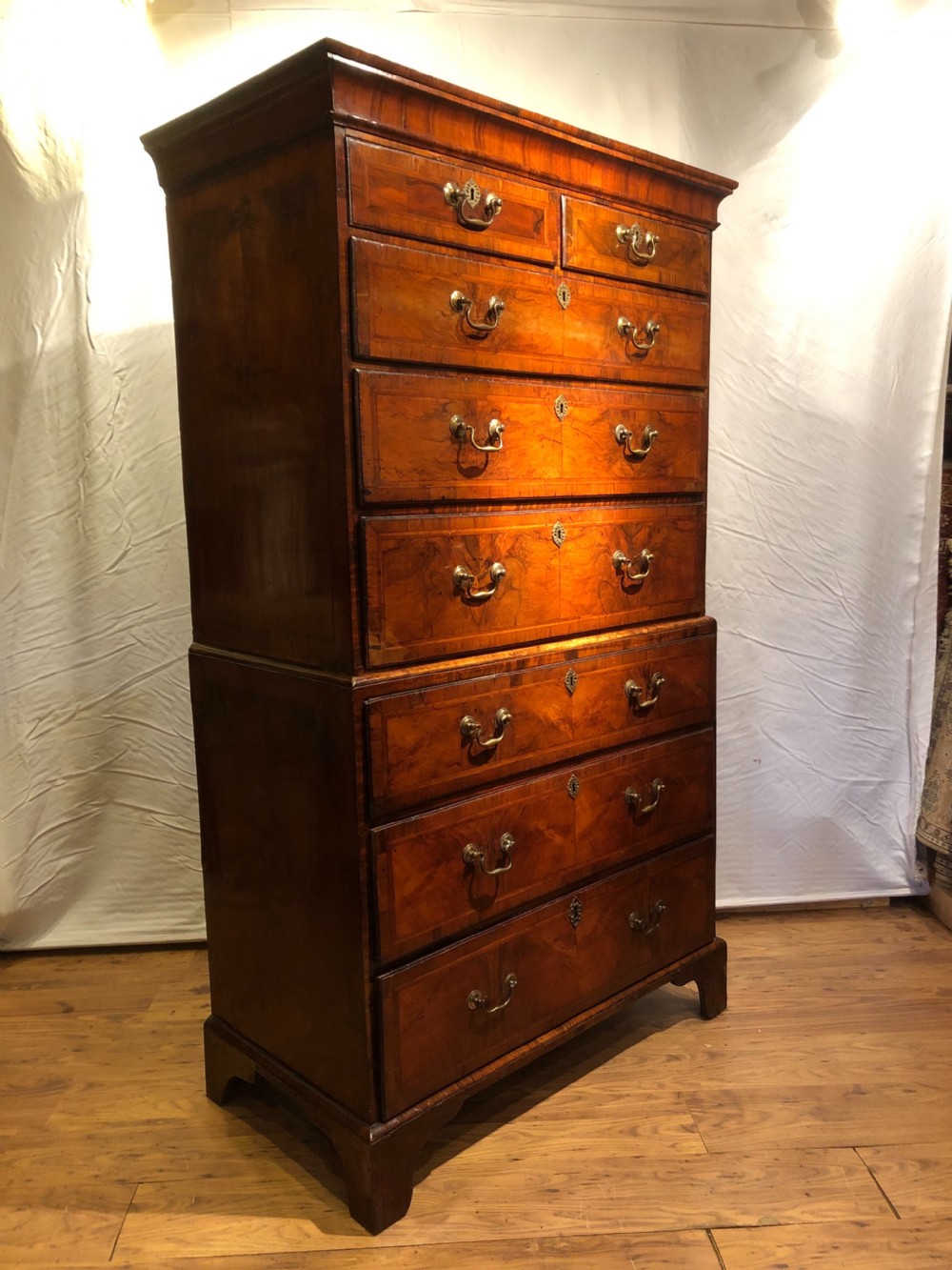 Antique Walnut Chest on Chest View VI