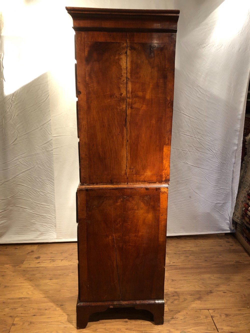 Antique Walnut Chest on Chest View XII