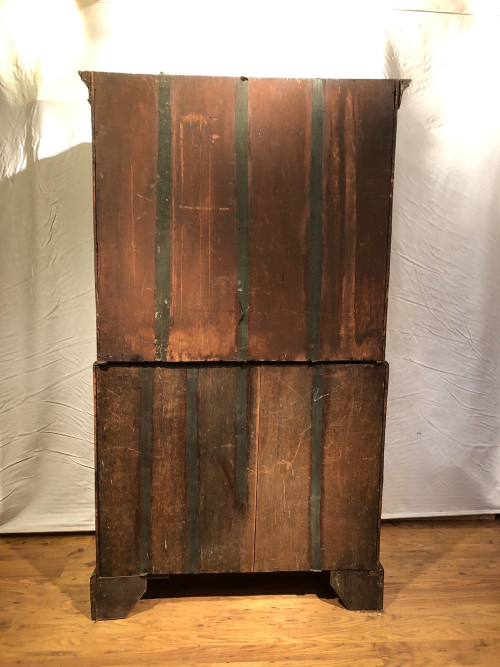 Antique Walnut Chest on Chest View XV