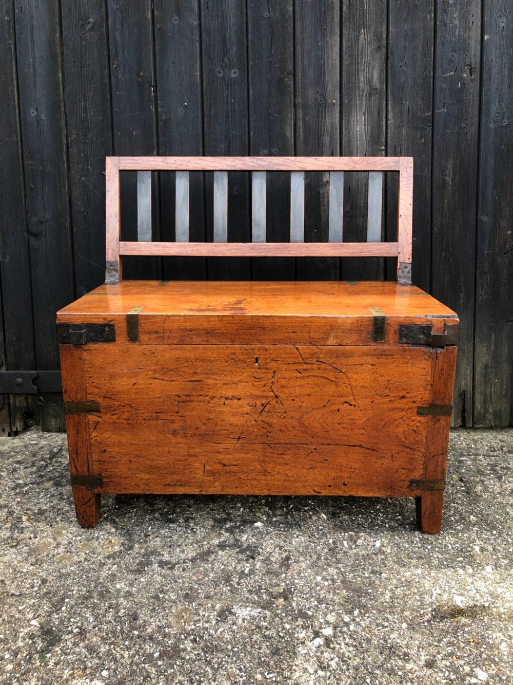 Antique Campaign Chest View IV
