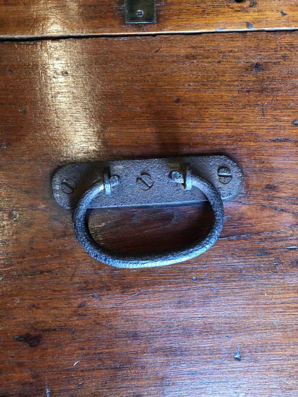 Antique Campaign Chest View VII