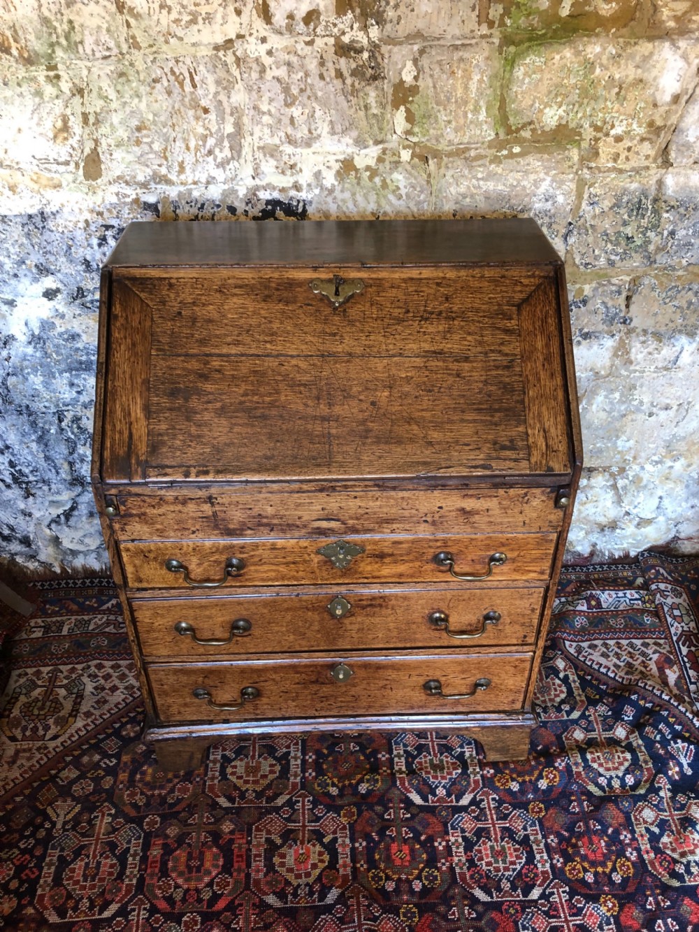 Small Early Oak Bureau View II