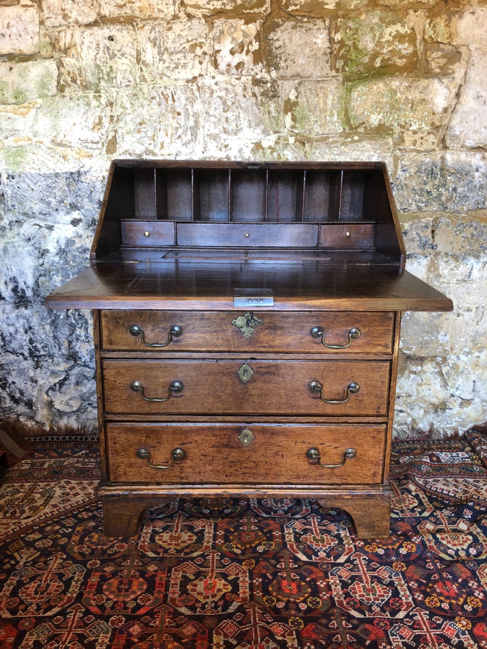 Small Early Oak Bureau View III