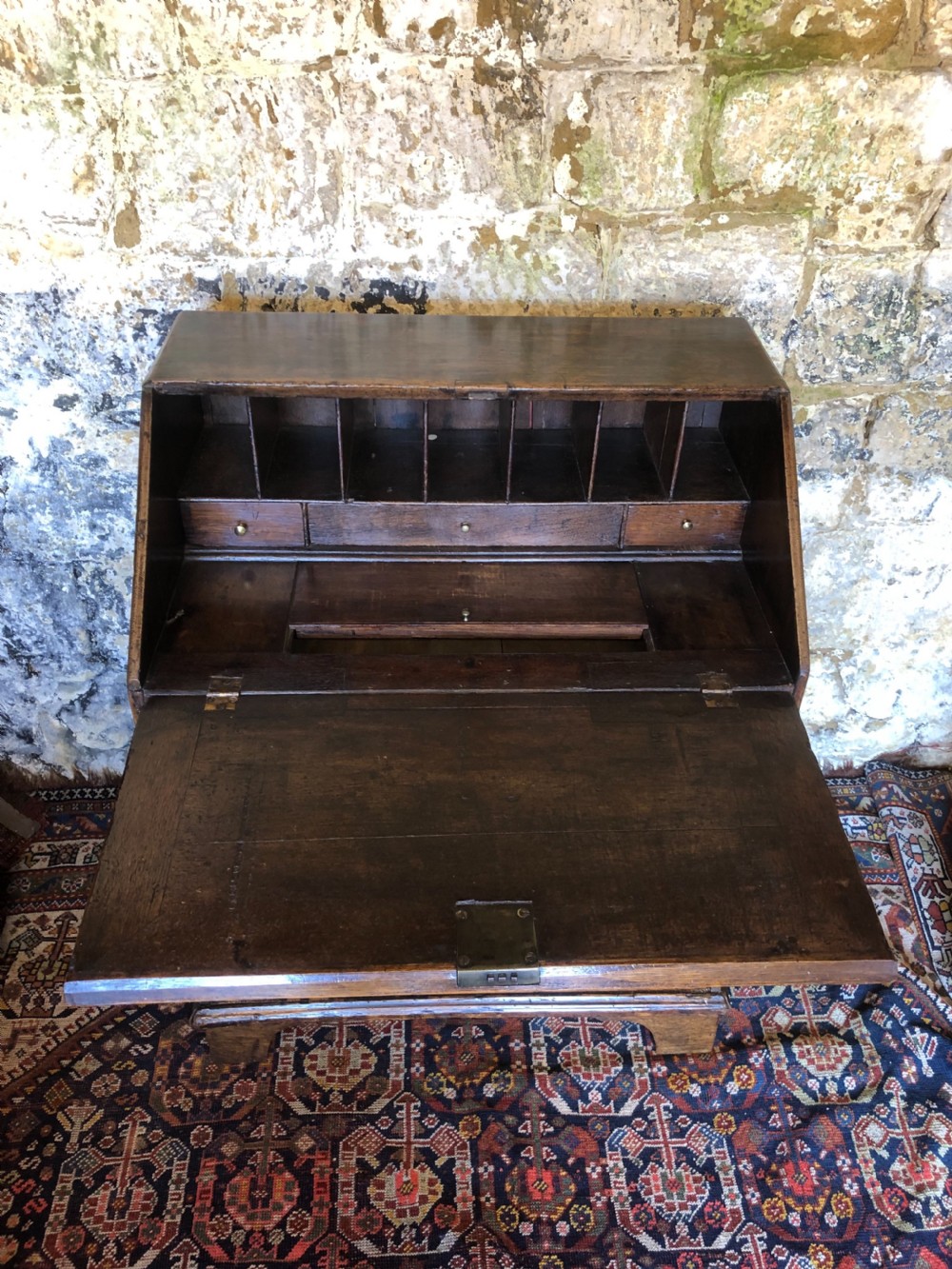 Small Early Oak Bureau View IV