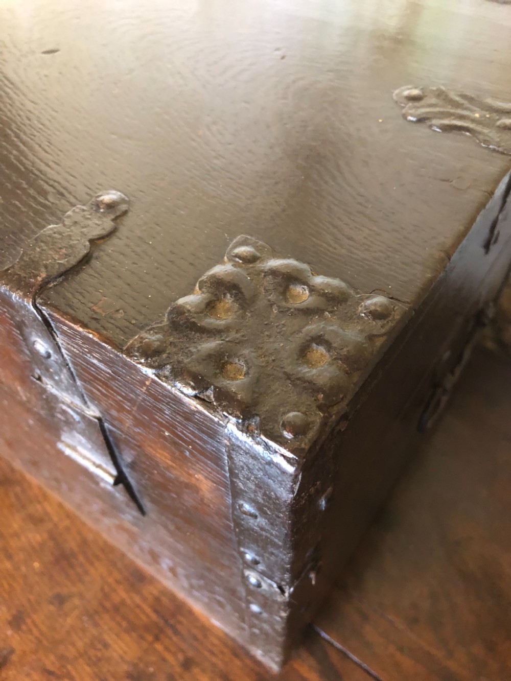 Early Oak small Chest View IX