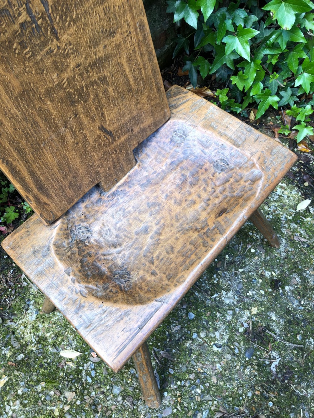 Antique Primitive Chair View IX