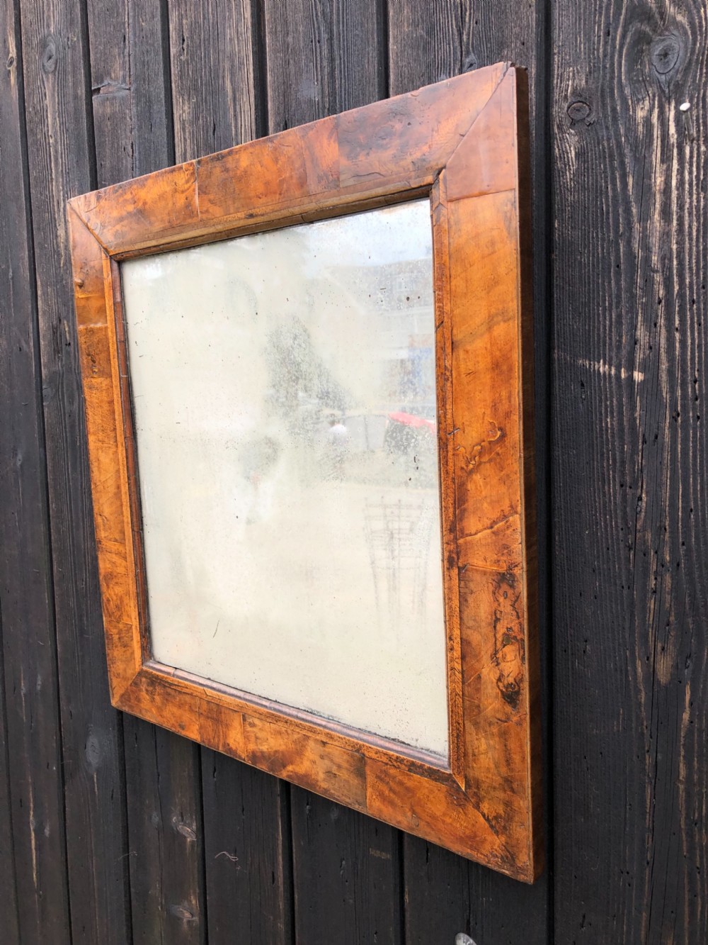Antique Walnut Wall Mirror  View II