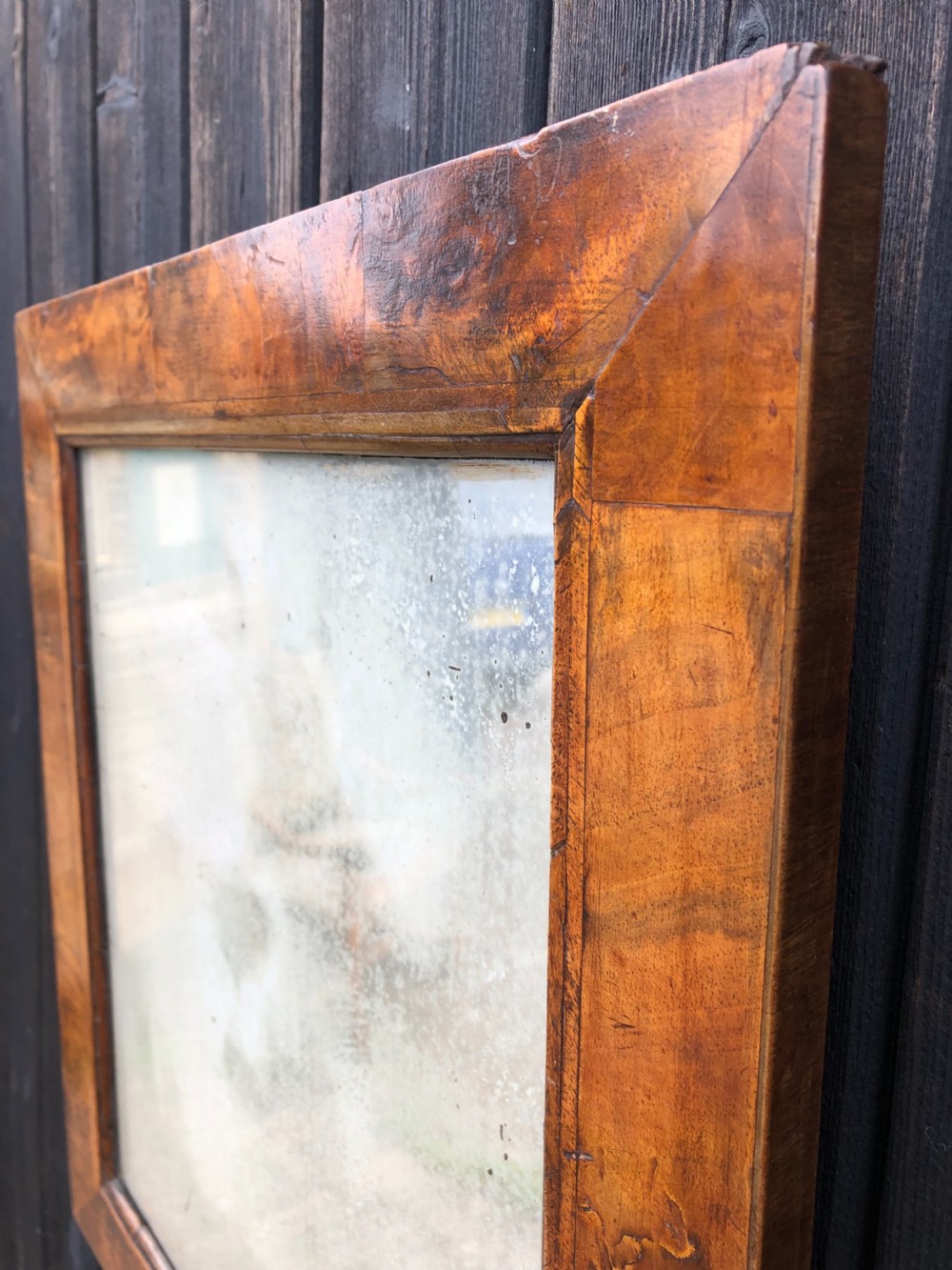 Antique Walnut Wall Mirror  View III
