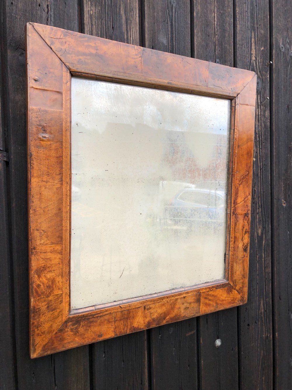 Antique Walnut Wall Mirror  View IV