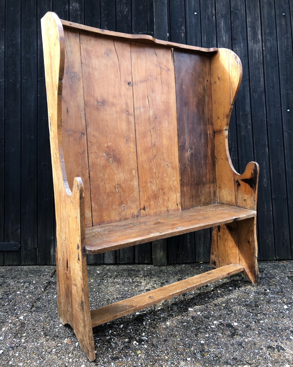 Antique Pine Settle 