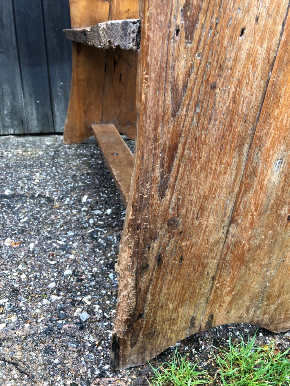 Antique Pine Settle  View VII