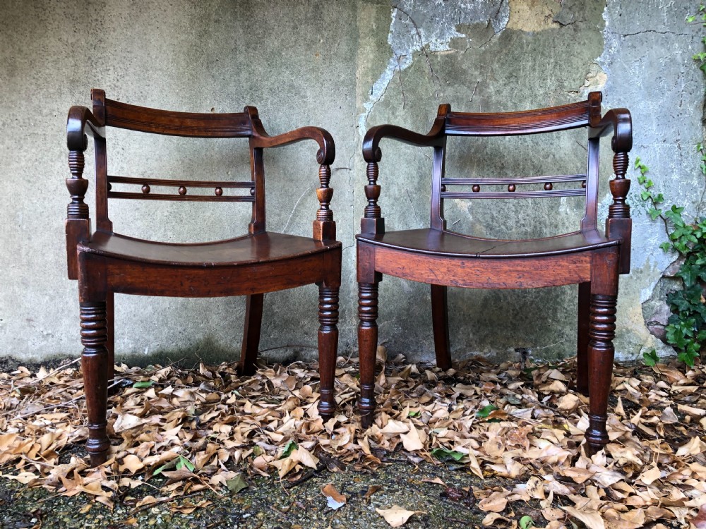 Pair of Regency Chairs