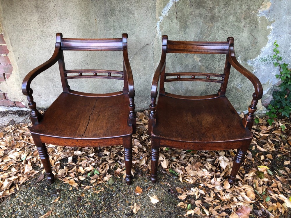 Pair of Regency Chairs View III