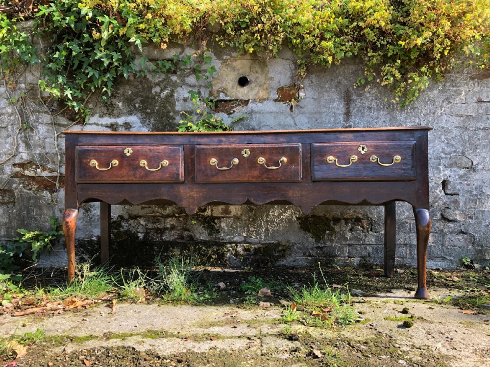 18th Century Oak Dresser Base