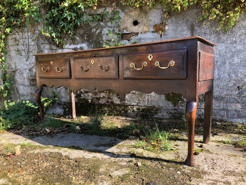 18th Century Oak Dresser Base View II