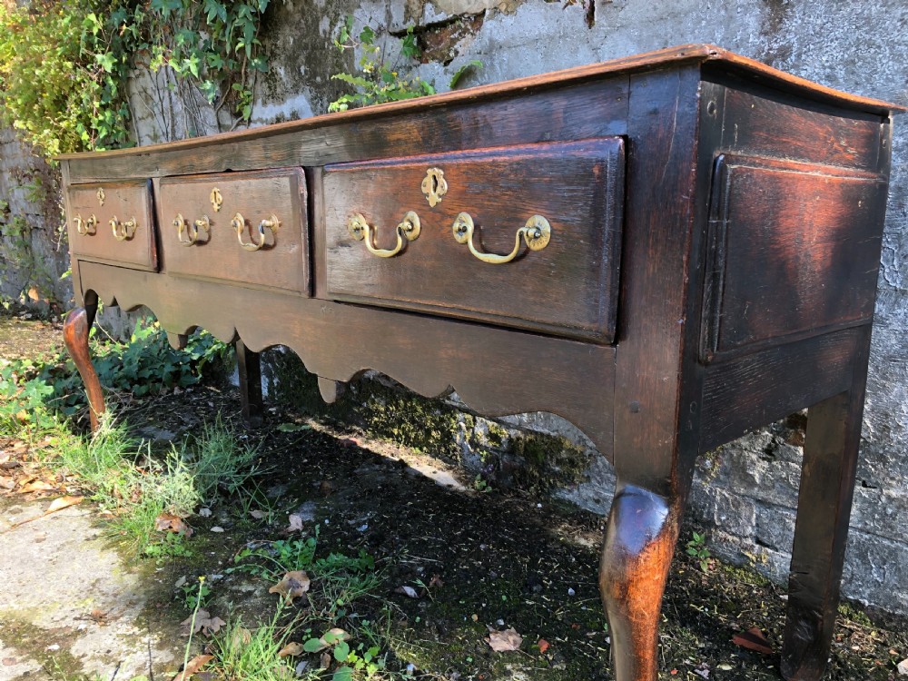 18th Century Oak Dresser Base View IV