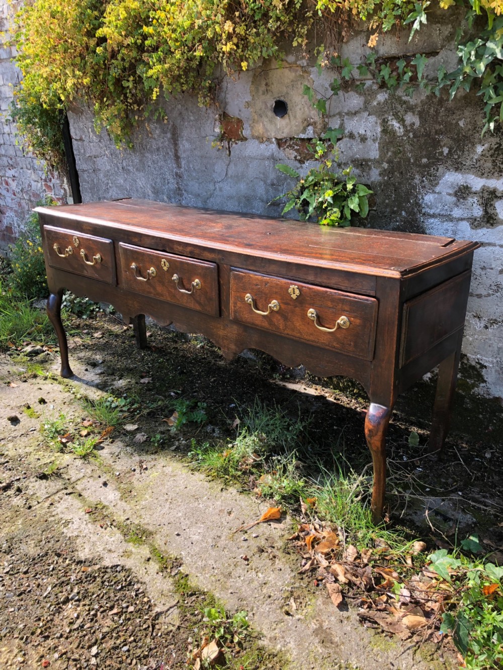 18th Century Oak Dresser Base View V