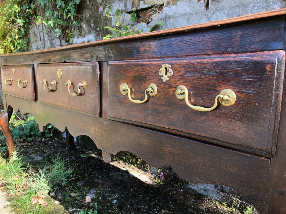 18th Century Oak Dresser Base View VII