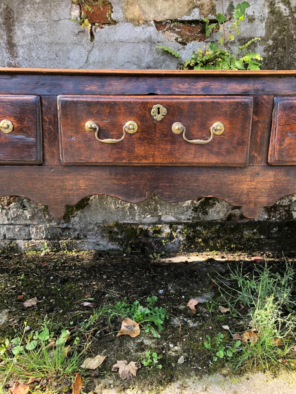 18th Century Oak Dresser Base View IX
