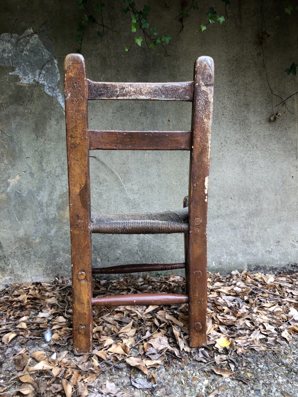 Antique Irish Sugan Chair View III