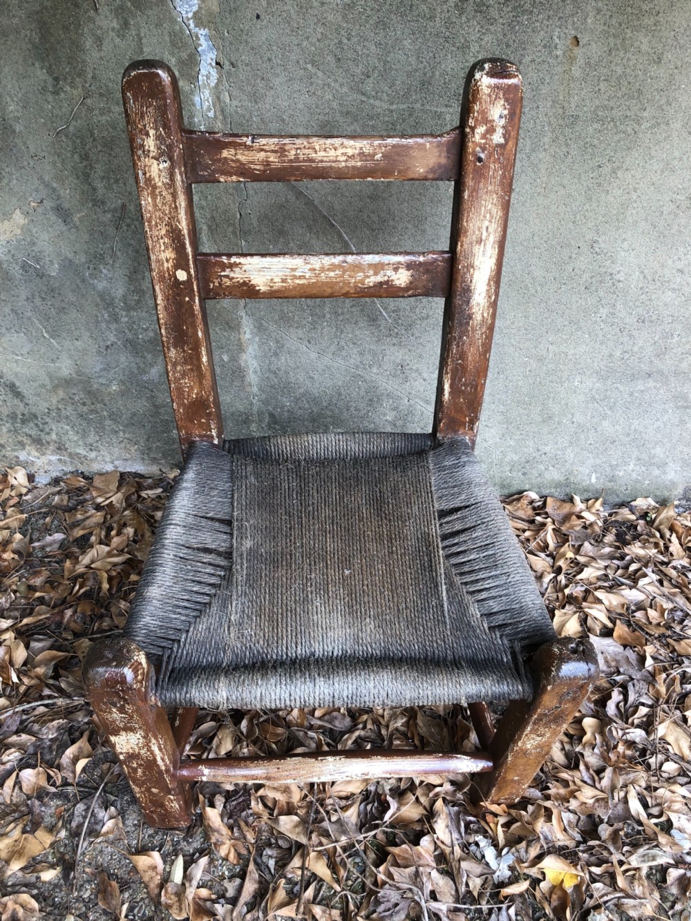 Antique Irish Sugan Chair View VI