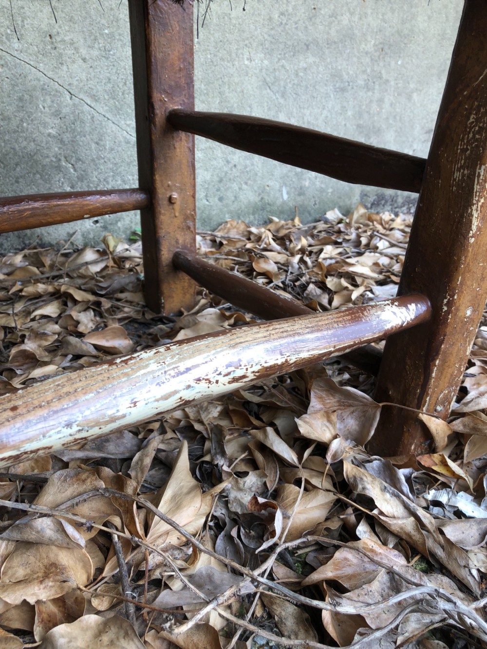 Antique Irish Sugan Chair View VIII