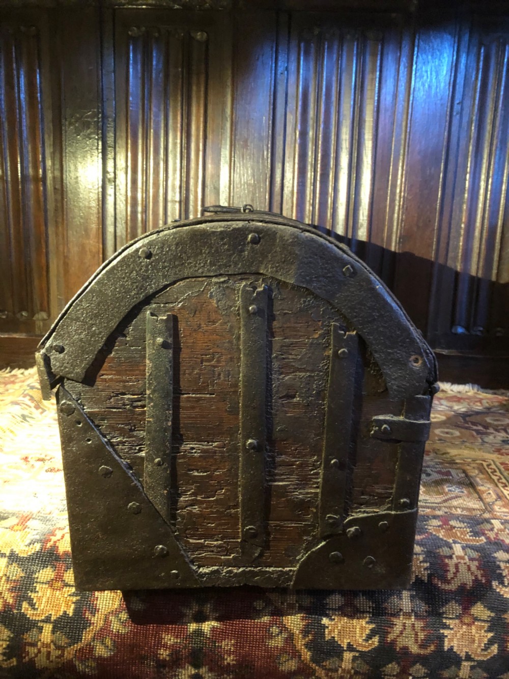 Early Iron Bound Casket View IV
