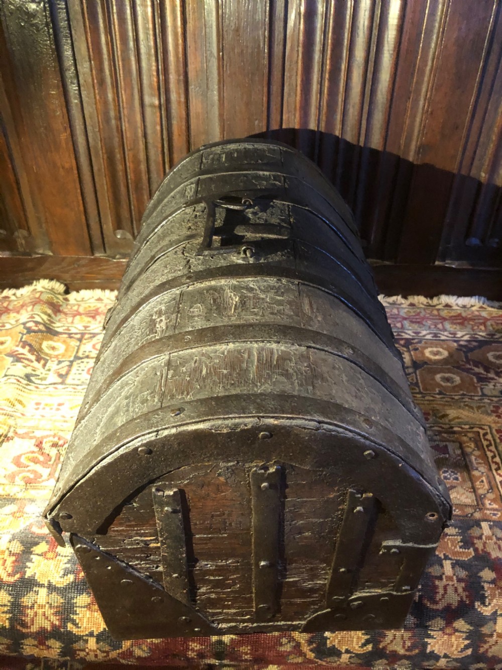 Early Iron Bound Casket View VI
